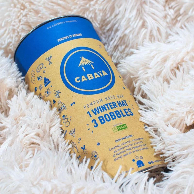 Cabaïa Bonnet Avec 3 Pompons Interchangeables Taille Unique Bandista Green 7 Cabaïa Bonnet Avec 3 Pompons Interchangeables Taille Unique Bandista Green – Image 5