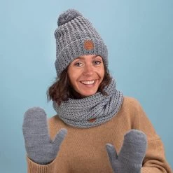 Cabaïa Bonnet Avec 3 Pompons Interchangeables Taille Unique Bandista Grey 11 Cabaïa Bonnet Avec 3 Pompons Interchangeables Taille Unique Bandista Grey -Delsey Paris Magasin bonnet avec 3 pompons interchangeables taille unique bandista grey 3