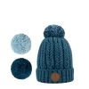 Cabaïa Bonnet Avec 3 Pompons Interchangeables Taille Unique Moscow Mule Oceano -Delsey Paris Magasin bonnet avec 3 pompons interchangeables taille unique moscow mule oceano