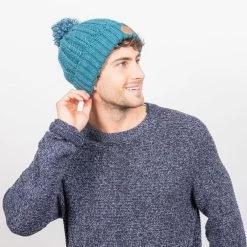 Cabaïa Bonnet Avec 3 Pompons Interchangeables Taille Unique Moscow Mule Oceano -Delsey Paris Magasin bonnet avec 3 pompons interchangeables taille unique moscow mule oceano 2