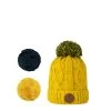 Cabaïa Bonnet Enfant 6-12 Ans Avec 3 Pompons Interchangeables Jus De Pomme Yellow -Delsey Paris Magasin bonnet enfant 6 12 ans avec 3 pompons interchangeables jus de pomme yellow