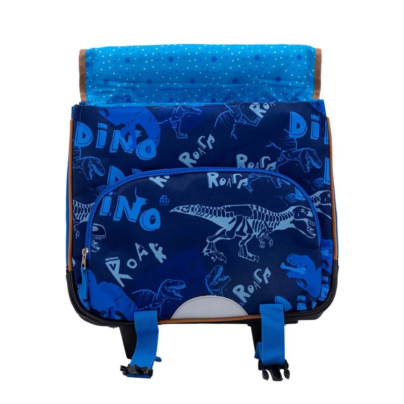 Cartable à Roulettes Scolaire Dino 41 Cm Bleu 7 Cartable à Roulettes Scolaire Dino 41 Cm Bleu – Image 5