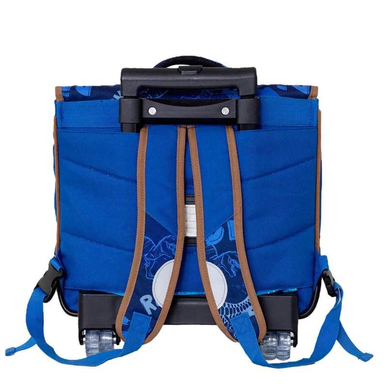 Cartable à Roulettes Scolaire Dino 41 Cm Bleu 11 Cartable à Roulettes Scolaire Dino 41 Cm Bleu – Image 9