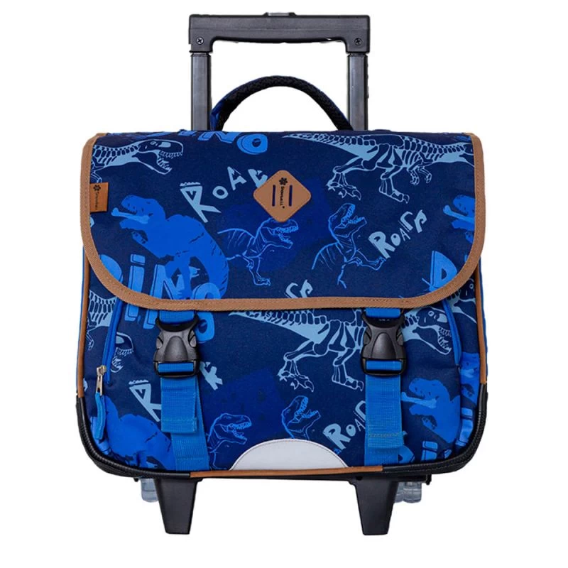 Cartable à Roulettes Scolaire Dino 41 Cm Bleu 3 Cartable à Roulettes Scolaire Dino 41 Cm Bleu