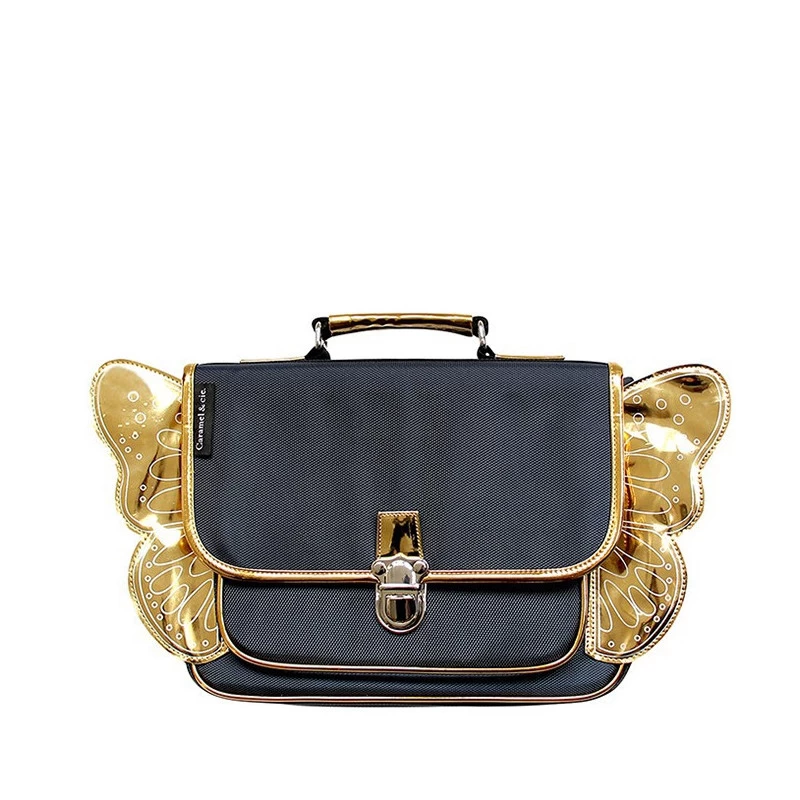 Cartable Caramel Et Cie Mini 32cm Ailes Bleu 3 Cartable Caramel Et Cie Mini 32cm Ailes Bleu