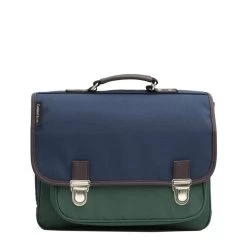 Cartable Colorblock 38 Cm Bleu Marine