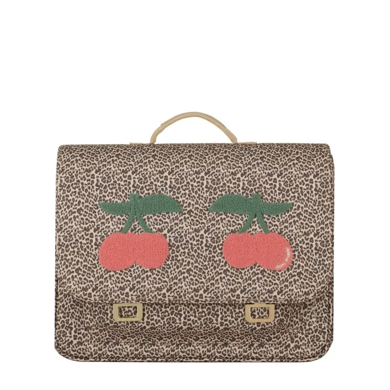 Cartable It Bag Midi 38cm Leopard Cherry 3 Cartable It Bag Midi 38cm Leopard Cherry