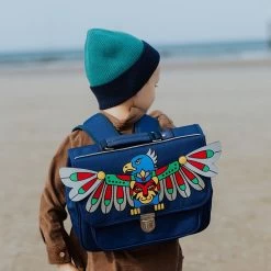 Cartable Mini Totem 32 Cm Bleu -Delsey Paris Magasin cartable mini totem 32 cm bleu 3