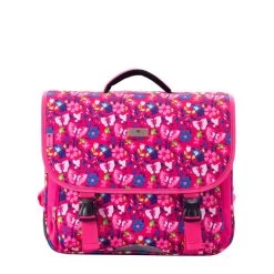 Cartable Scolaire Romantique 41 Cm Fleurs De Printemps Fucshia