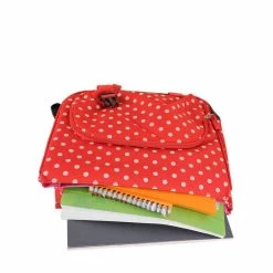Cartable 35 Cm Rouge à Pois Blancs -Delsey Paris Magasin cartable snowball 35 cm rouge a pois blancs 2