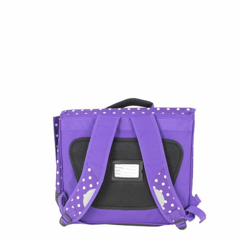 Cartable 35 Cm Violet à Pois Blancs 7 Cartable 35 Cm Violet à Pois Blancs – Image 5