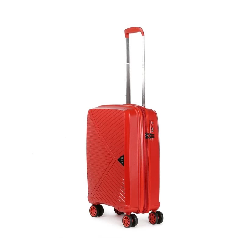 Valise Cabine Rigide Akari Extensible 55cm Rouge 5 Valise Cabine Rigide Akari Extensible 55cm Rouge – Image 3