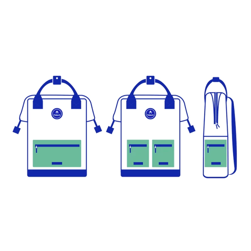 Cabaïa Grande Pochette BagPockets 25 Cm Giralda 6 Cabaïa Grande Pochette BagPockets 25 Cm Giralda – Image 4