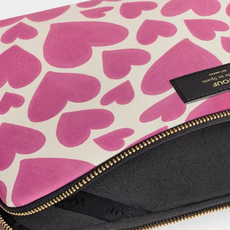 Wouf Housse Ordinateur 13" Et 14" 32.5 Cm Pink Love 8 Wouf Housse Ordinateur 13" Et 14" 32.5 Cm Pink Love – Image 6