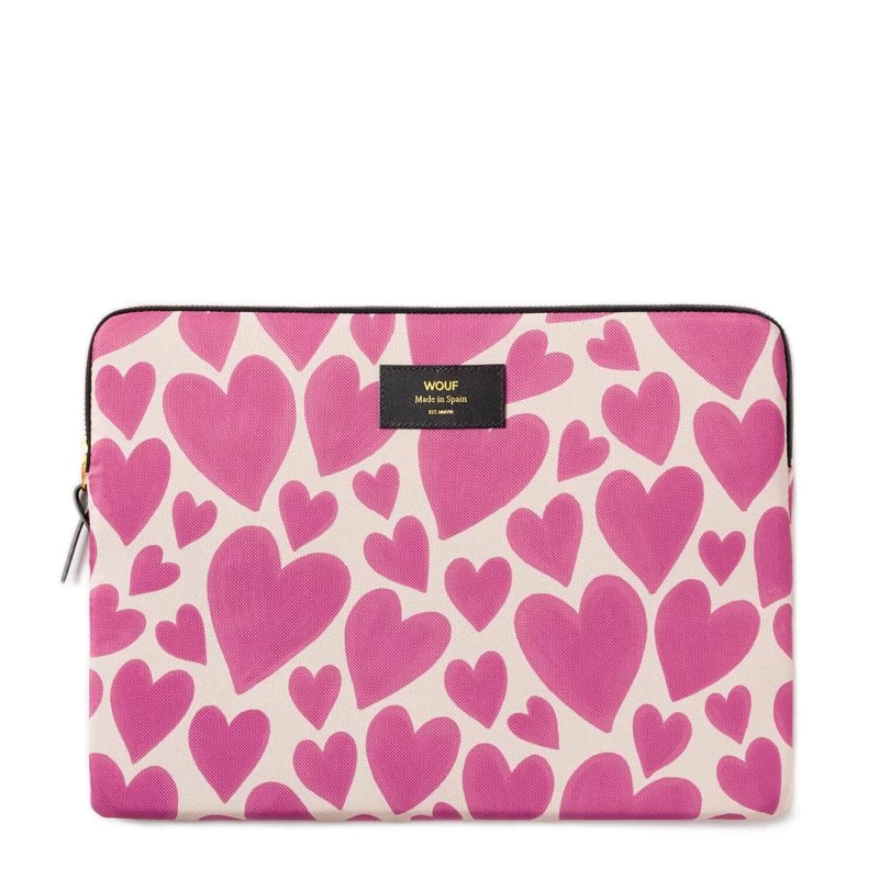 Wouf Housse Ordinateur 13" Et 14" 32.5 Cm Pink Love 3 Wouf Housse Ordinateur 13" Et 14" 32.5 Cm Pink Love