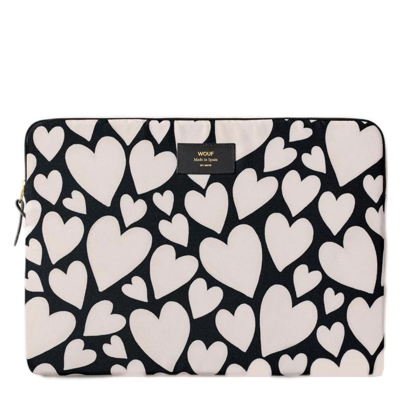 Wouf Housse Ordinateur 15" Et 16" 35.8 Cm Black Love 3 Wouf Housse Ordinateur 15" Et 16" 35.8 Cm Black Love