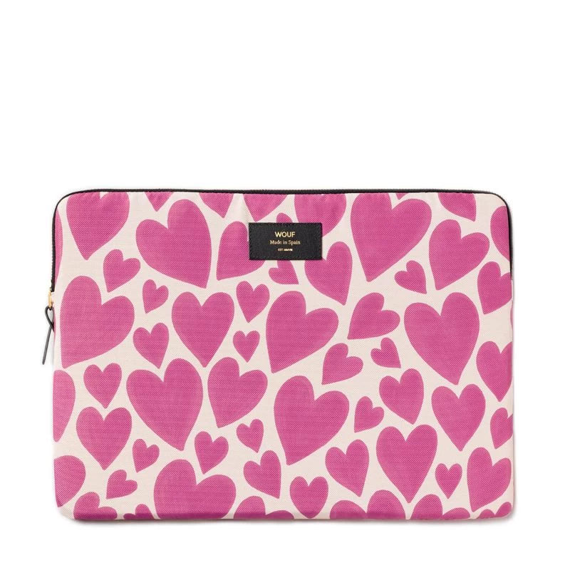 Wouf Housse Ordinateur 15" Et 16" 35.8 Cm Pink Love 3 Wouf Housse Ordinateur 15" Et 16" 35.8 Cm Pink Love