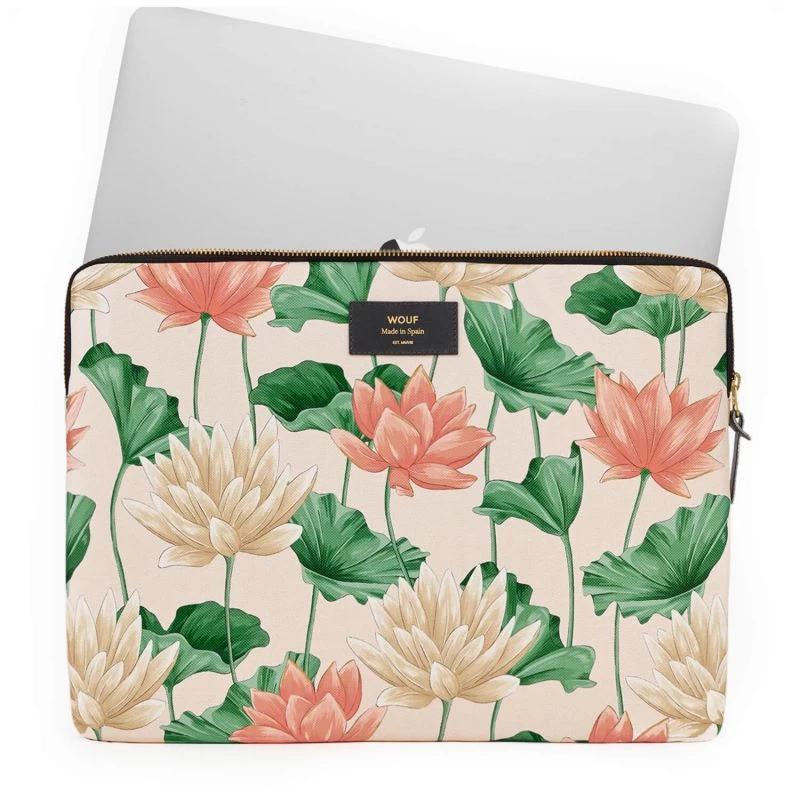 Wouf Housse Ordinateur 15 Pouces 35.8 Cm Lotus 4 Wouf Housse Ordinateur 15 Pouces 35.8 Cm Lotus – Image 2