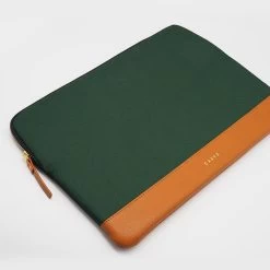 Housse Ordinateur Classique 15 Pouces Vert Victorien -Delsey Paris Magasin housse ordinateur classique 15 pouces vert victorien 1