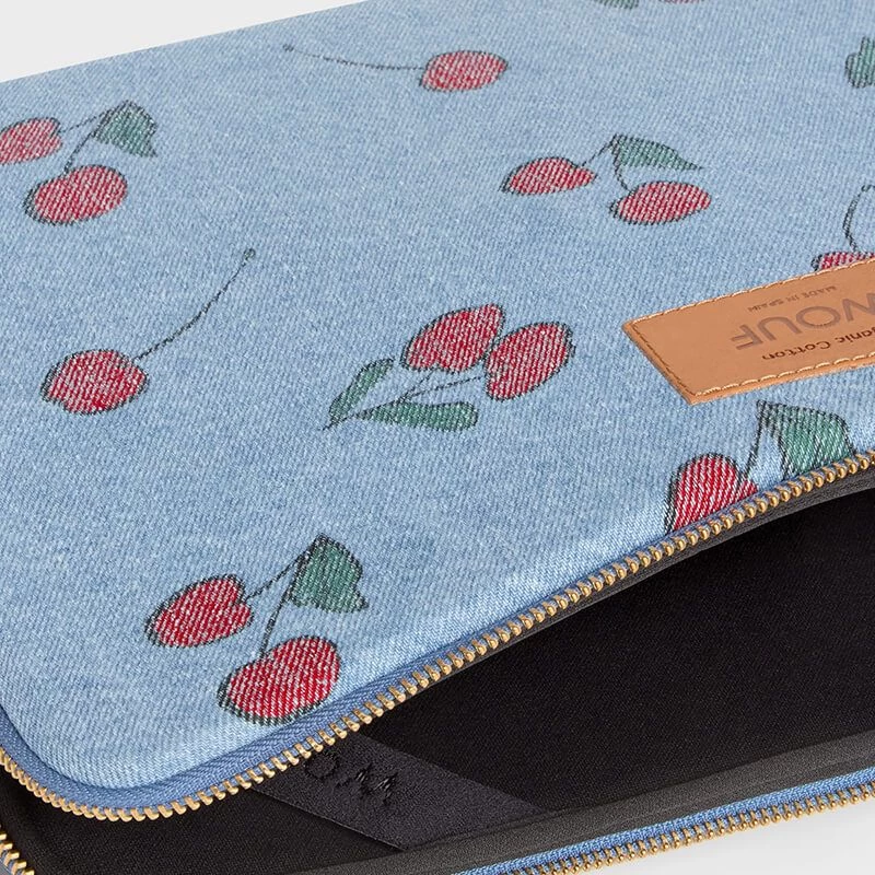 Wouf Housse Ordinateur Coton Biologique 13" Et 14" 32.5 Cm Cindy 5 Wouf Housse Ordinateur Coton Biologique 13" Et 14" 32.5 Cm Cindy – Image 3