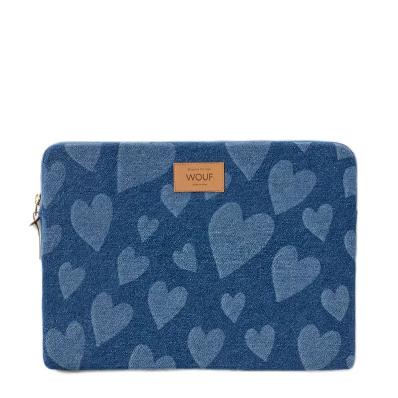 Wouf Housse Ordinateur Coton Biologique 13" Et 14" 32.5 Cm Cuore 3 Wouf Housse Ordinateur Coton Biologique 13" Et 14" 32.5 Cm Cuore