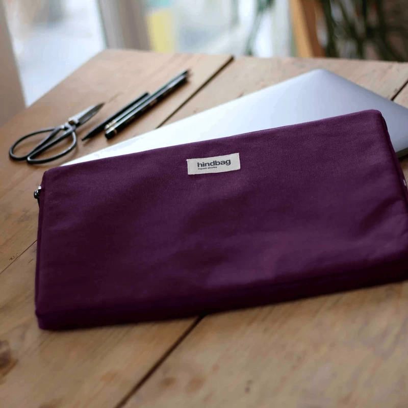 Housse Pour Ordinateur 13 Pouces Ava Prune 4 Housse Pour Ordinateur 13 Pouces Ava Prune – Image 2