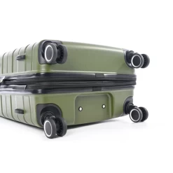 JUMP Lot De 3 Valises Rigides Esco Extensible 55, 66, 76 Cm Kaki