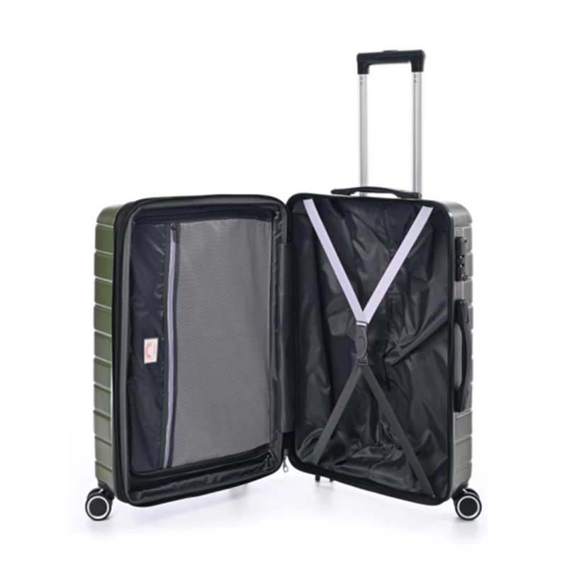 JUMP Lot De 3 Valises Rigides Esco Extensible 55, 66, 76 Cm Kaki 8 JUMP Lot De 3 Valises Rigides Esco Extensible 55, 66, 76 Cm Kaki – Image 6