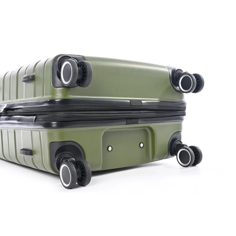 JUMP Lot De 3 Valises Rigides Esco Extensible 55, 66, 76 Cm Kaki 3 JUMP Lot De 3 Valises Rigides Esco Extensible 55, 66, 76 Cm Kaki