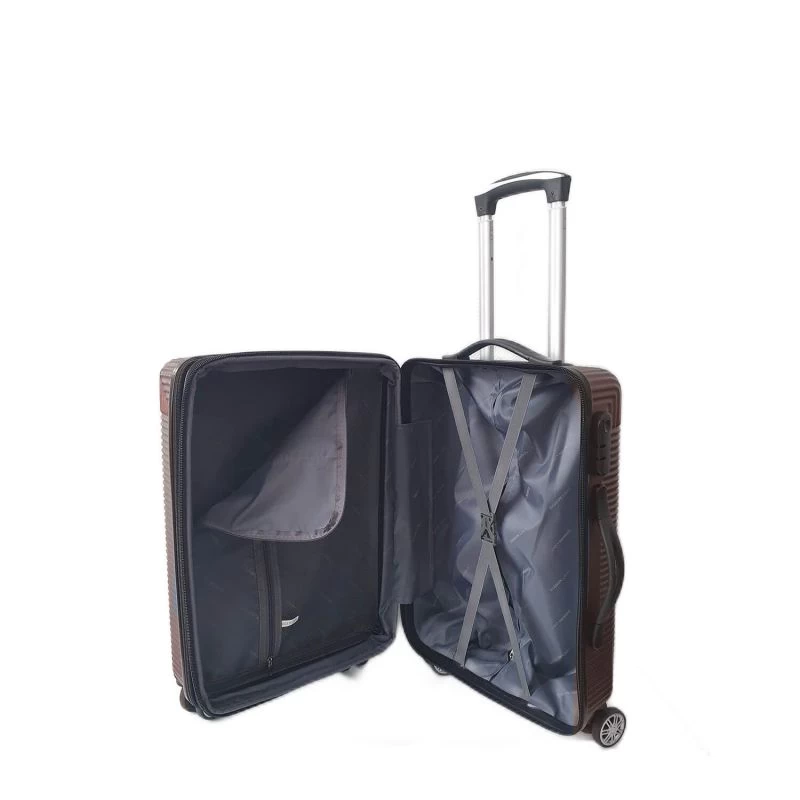 Lot De 3 Valises Rigides Sun Extensibles 57, 67 Et 77 Cm Brown 9 Lot De 3 Valises Rigides Sun Extensibles 57, 67 Et 77 Cm Brown – Image 7