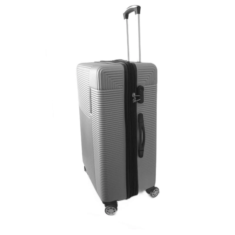 Lot De 3 Valises Rigides Sun Extensibles 57, 67 Et 77 Cm Silver 7 Lot De 3 Valises Rigides Sun Extensibles 57, 67 Et 77 Cm Silver – Image 5