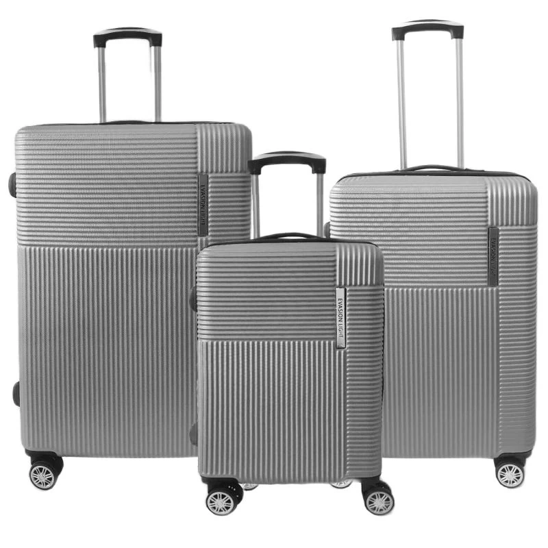 Lot De 3 Valises Rigides Sun Extensibles 57, 67 Et 77 Cm Silver 3 Lot De 3 Valises Rigides Sun Extensibles 57, 67 Et 77 Cm Silver