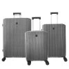 Lot De 3 Valises Rigides VR637 Extensibles 57, 67 Et 77 Cm Anthracite