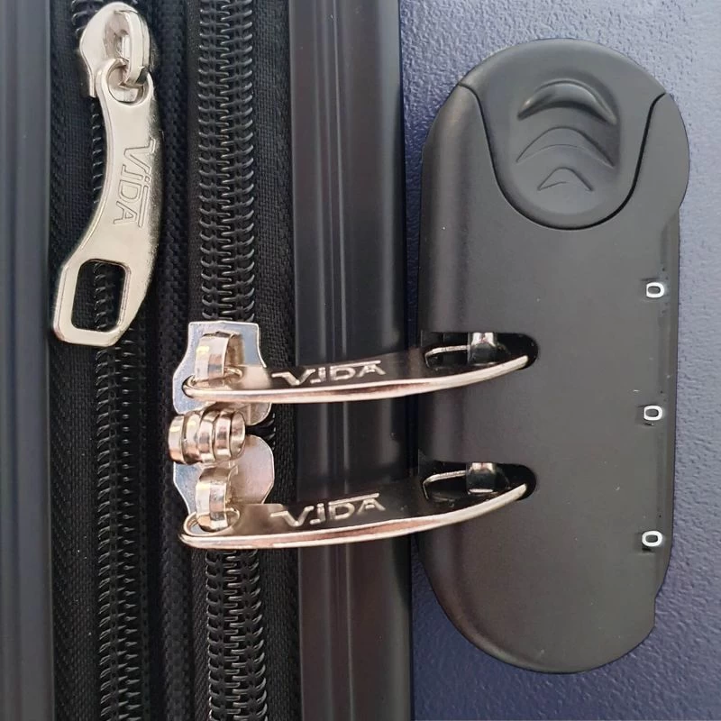 Lot De 3 Valises Rigides VR637 Extensibles 57, 67 Et 77 Cm Bleu 11 Lot De 3 Valises Rigides VR637 Extensibles 57, 67 Et 77 Cm Bleu – Image 9