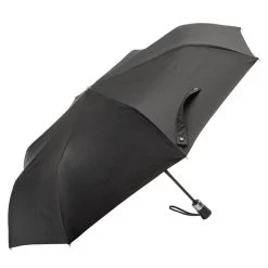 Parapluie Pliant Alfred 96 Cm De Diamètre Noir C'est Noir
