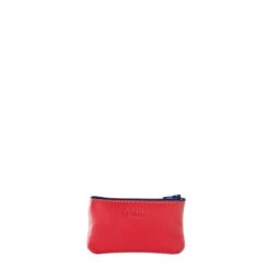 Petit Porte-monnaie Emile En Cuir UpCyclé Rubis Rouge 8 Petit Porte-monnaie Emile En Cuir UpCyclé Rubis Rouge -Delsey Paris Magasin petit porte monnaie emile en cuir upcycle rubis rouge 2