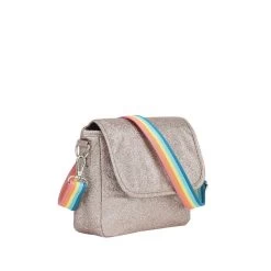 Petit Sac Bandoulière à Paillettes 22 Cm Cuivre