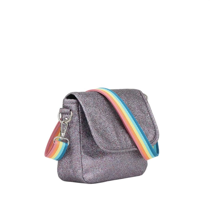 Petit Sac Bandoulière à Paillettes 22 Cm Violet 3 Petit Sac Bandoulière à Paillettes 22 Cm Violet