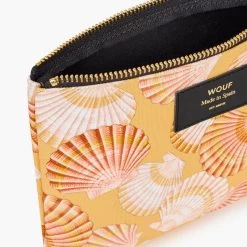 Wouf Pochette Large 21.5 Cm Coral -Delsey Paris Magasin pochette large 215 cm coral 2