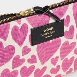 Wouf Pochette Large 21.5 Cm Pink Love 8 Wouf Pochette Large 21.5 Cm Pink Love -Delsey Paris Magasin pochette large 215 cm pink love 2
