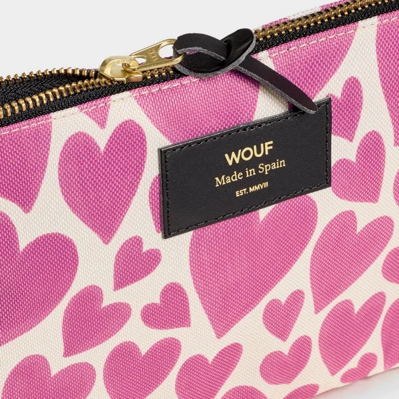 Wouf Pochette Large 21.5 Cm Pink Love 5 Wouf Pochette Large 21.5 Cm Pink Love – Image 3