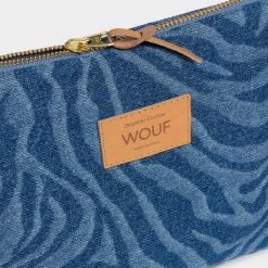 Wouf Pochette Large Coton Biologique 21.5 Cm Sierra -Delsey Paris Magasin pochette large coton biologique 215 cm sierra 2