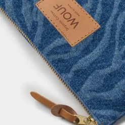 Wouf Pochette Large Coton Biologique 21.5 Cm Sierra -Delsey Paris Magasin pochette large coton biologique 215 cm sierra 3