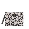 Wouf Pochette Large XL 26 Cm Black Love 2 Wouf Pochette Large XL 26 Cm Black Love -Delsey Paris Magasin pochette large xl 26 cm black love