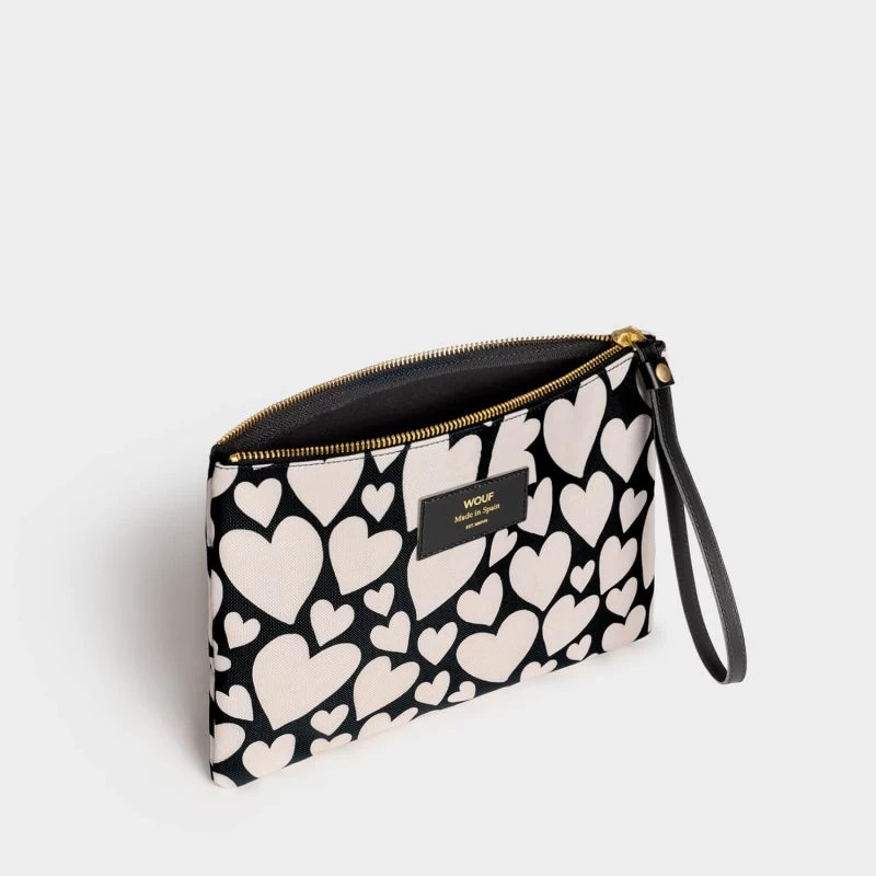 Wouf Pochette Large XL 26 Cm Black Love 5 Wouf Pochette Large XL 26 Cm Black Love – Image 3