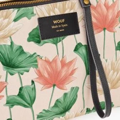 Wouf Pochette Large XL 28 Cm Lotus -Delsey Paris Magasin pochette large xl 28 cm lotus 3