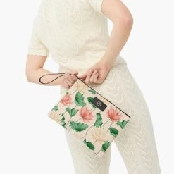 Wouf Pochette Large XL 28 Cm Lotus -Delsey Paris Magasin pochette large xl 28 cm lotus 4