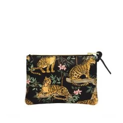Wouf Pochette Large XL 28cm Black Lazy Jungle -Delsey Paris Magasin pochette large xl 28cm black lazy jungle 1