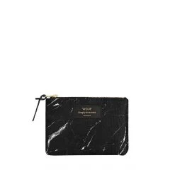 Wouf Pochette Small 14cm Black Marble