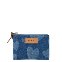 Wouf Pochette Small Coton Biologique 14 Cm Cuore